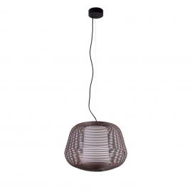Lustra/Pendul iluminat exterior decorativ IP65 NARA maro ruginiu