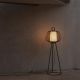 Lampi decorative si solare - Lampa de podea iluminat exterior decorativ IP65 NARA negru