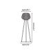Lampi decorative si solare - Lampa de podea iluminat exterior decorativ IP65 NARA negru