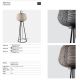Lampi decorative si solare - Lampa de podea iluminat exterior decorativ IP65 NARA bej