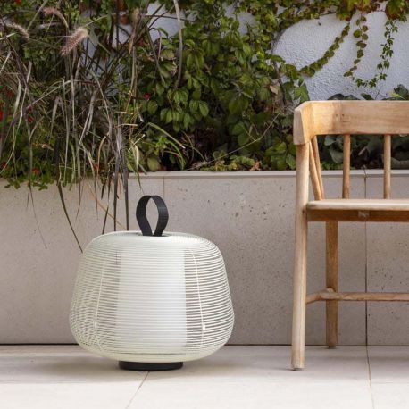 Lampi decorative si solare - Lampa portabila iluminat exterior decorativ IP65 NARA bej