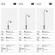Tarusi - Stalp iluminat exterior decorativ cu tarus LILY 1190 24V