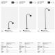 Stalpi - Stalp iluminat exterior decorativ LILY 1190 24V