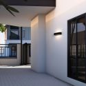 Aplica LED CCT ambientala de exterior IP65 LANE negru 21W