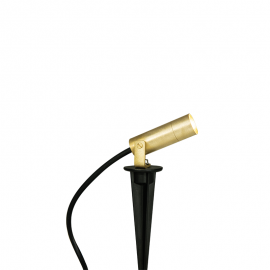 Proiector cu Tarus iluminat exterior decorativ IP54 SPIKE 3000K BRASS
