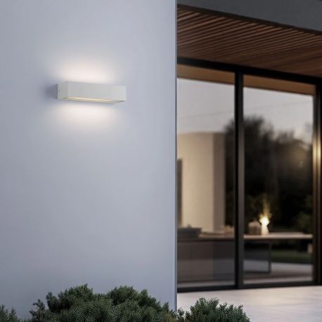 Aplice - Aplica LED CCT ambientala de exterior IP65 LANE alba 21W