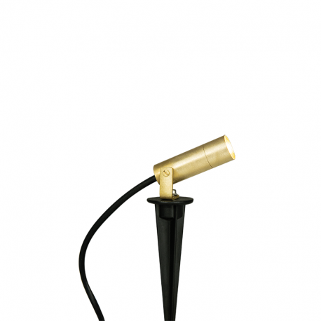 Tarusi - Proiector cu Tarus iluminat exterior decorativ IP54 SPIKE 2700K BRASS