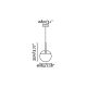 Pendule, Lustre suspendate - Pendul stil minimalist MINE PC alb