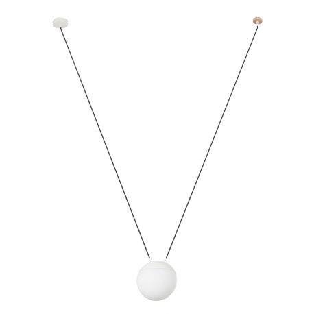 Pendule, Lustre suspendate - Pendul stil minimalist MINE PC SPACE alb 1L