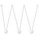 Pendule, Lustre suspendate - Pendul stil minimalist MINE PC SPACE alb 3L