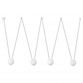 Pendule, Lustre suspendate - Lustra/Pendul stil minimalist MINE PC SPACE alb 4L