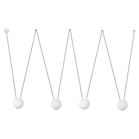 Pendule, Lustre suspendate - Lustra/Pendul stil minimalist MINE PC SPACE alb 4L