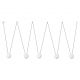 Lustra/Pendul stil minimalist MINE PC SPACE alb 5L