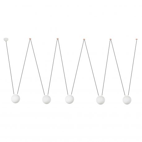 Pendule, Lustre suspendate - Lustra/Pendul stil minimalist MINE PC SPACE alb 5L