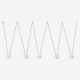 Pendule, Lustre suspendate - Lustra/Pendul stil minimalist MINE PC SPACE alb 5L