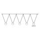 Pendule, Lustre suspendate - Lustra/Pendul stil minimalist MINE PC SPACE alb 5L