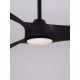 Lustre cu ventilator - Lustra LED cu Ventilator si telecomanda FARGO D-132cm negru