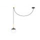 Pendule, Lustre suspendate - Pendul stil minimalist MINE PC gri