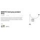Pendule, Lustre suspendate - Pendul stil minimalist MINE PC gri