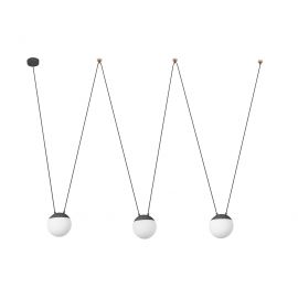 Pendule, Lustre suspendate - Pendul stil minimalist MINE PC SPACE gri 3L