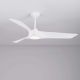 Lustre cu ventilator - Lustra LED cu Ventilator si telecomanda FARGO D-132cm alb
