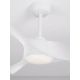 Lustre cu ventilator - Lustra LED cu Ventilator si telecomanda FARGO D-132cm alb