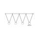 Pendule, Lustre suspendate - Lustra/Pendul stil minimalist MINE PC SPACE gri 4L