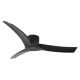Lustre cu ventilator - Ventilator cu telecomanda Fan negru 132,8cm