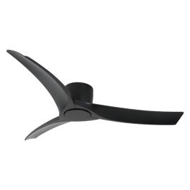 Lustre cu ventilator - Ventilator cu telecomanda Fan negru 132,8cm
