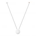 Pendul stil minimalist MINE GLASS SPACE alb 1L
