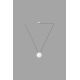 Pendule, Lustre suspendate - Pendul stil minimalist MINE GLASS SPACE alb 1L