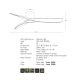 Lustre cu ventilator - Ventilator cu telecomanda Fan alb 132,8cm