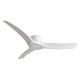 Lustre cu ventilator - Ventilator cu telecomanda Fan alb 132,8cm