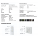 Lustre cu ventilator - Ventilator cu telecomanda Fan alb 132,8cm