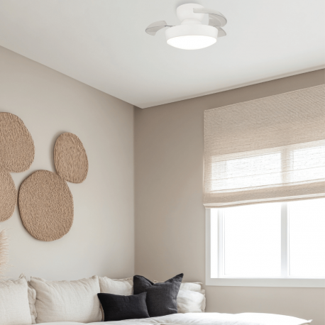 Lustre cu ventilator - Lustra cu Ventilator si telecomanda cu lame retractabile Venti