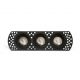Corp incastrabil cu 3 Spoturi directionabile trimless FLIC 3L negru MR11 GU10
