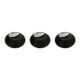 Spoturi tavan fals - Corp incastrabil cu 3 Spoturi directionabile trimless FLIC 3L negru MR11 GU10