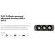 Spoturi tavan fals - Corp incastrabil cu 3 Spoturi directionabile trimless FLIC 3L negru MR11 GU10