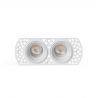 Corp incastrabil cu 2 Spoturi directionabile trimless FLIC 2L alb MR11 GU10
