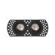 Spoturi tavan fals - Corp incastrabil cu 2 Spoturi directionabile trimless FLIC 2L negru MR11 GU10