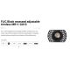 Spoturi tavan fals - Spot directionabil trimless FLIC 1L negru MR11 GU10
