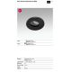 Iluminat pentru baie - Spot directionabil IP65 NIVA negru MR16 GU10
