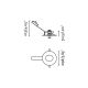 Iluminat pentru baie - Spot directionabil IP65 NIVA alb MR16 GU10