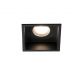 Iluminat pentru baie - Rama Spot incastrabil IP44 HYDE SQ negru GU10