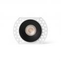Spot incastrabil trimless IP44 FLAC negru MR11 GU10