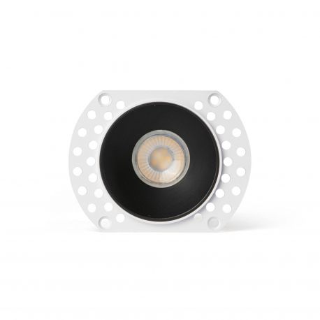 Iluminat pentru baie - Spot incastrabil trimless IP44 FLAC negru MR11 GU10