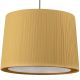 Pendule, Lustre suspendate - Lustra/Pendul decorativ cu cablu si stecher SAMBA negru/galben