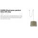 Pendule, Lustre suspendate - Lustra/Pendul decorativ cu cablu si stecher SAMBA negru/verde