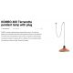 Pendule, Lustre suspendate - Lustra/Pendul decorativ cu cablu si stecher KOMBO 400 Terracotta