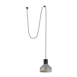 Pendule, Lustre suspendate - Lustra/Pendul decorativ cu cablu si stecher KOMBO 200 gri